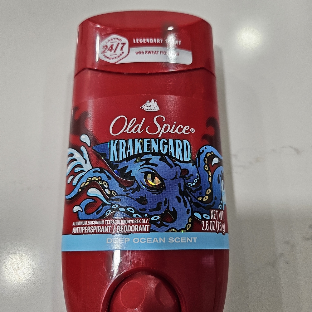 Old Spice KrakenGard Antiperspirant Deodorant - Red (Deep Ocean Scent)
